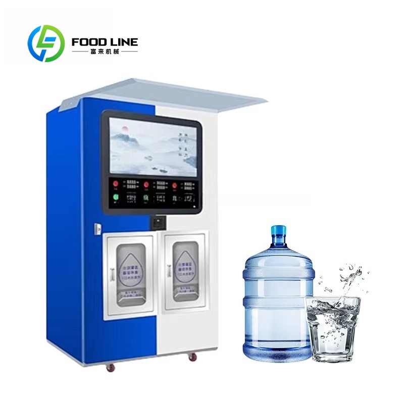 Vending Machine Qr Code - Distributeur d'eau purifiée avec code QR,