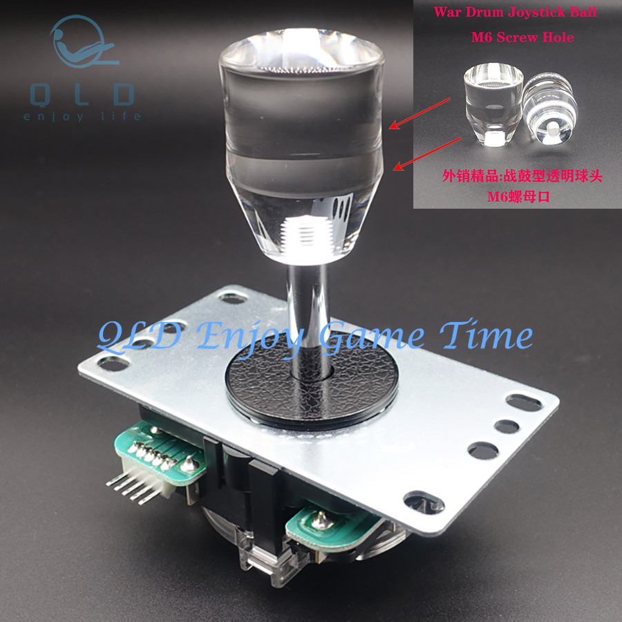 Joystick Arcade Parts - Bâton d'arcade en forme de tambour