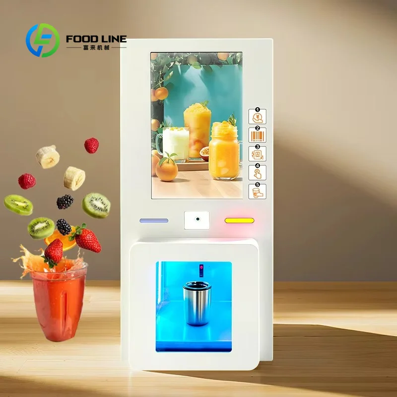 Vending Machine Qr Code - Distributeur automatique de smoothies personnalisé 24h/24,