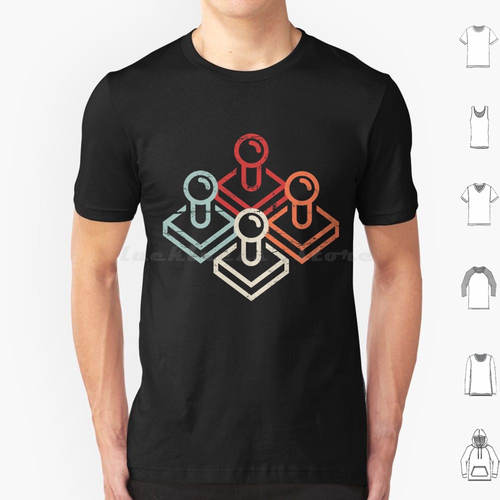 Arcade No - Rétro Gamer Arcade Joysticks t-shirt coton