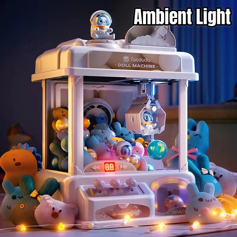 Claw Crane Machine - Mini Machine d'arcade à griffes spatiales,