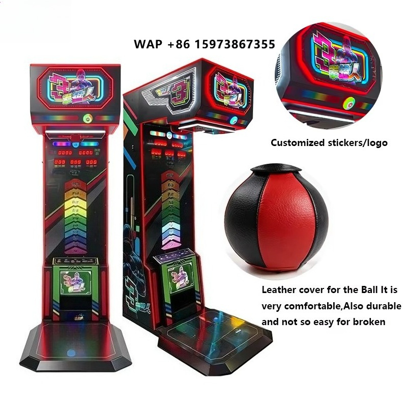 Arcade Games & Vending Llc - Machine de simulation de boxe électronique,