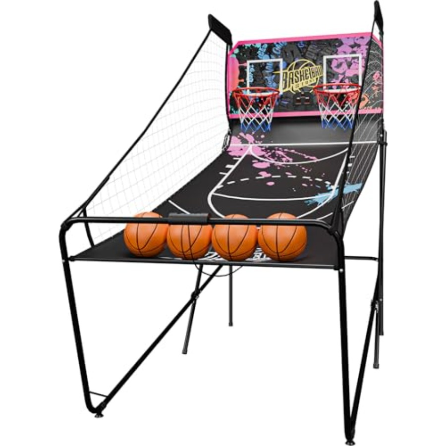 Arcade Games & Vending Llc - Jeu d'arcade de basket-ball électronique pliable
