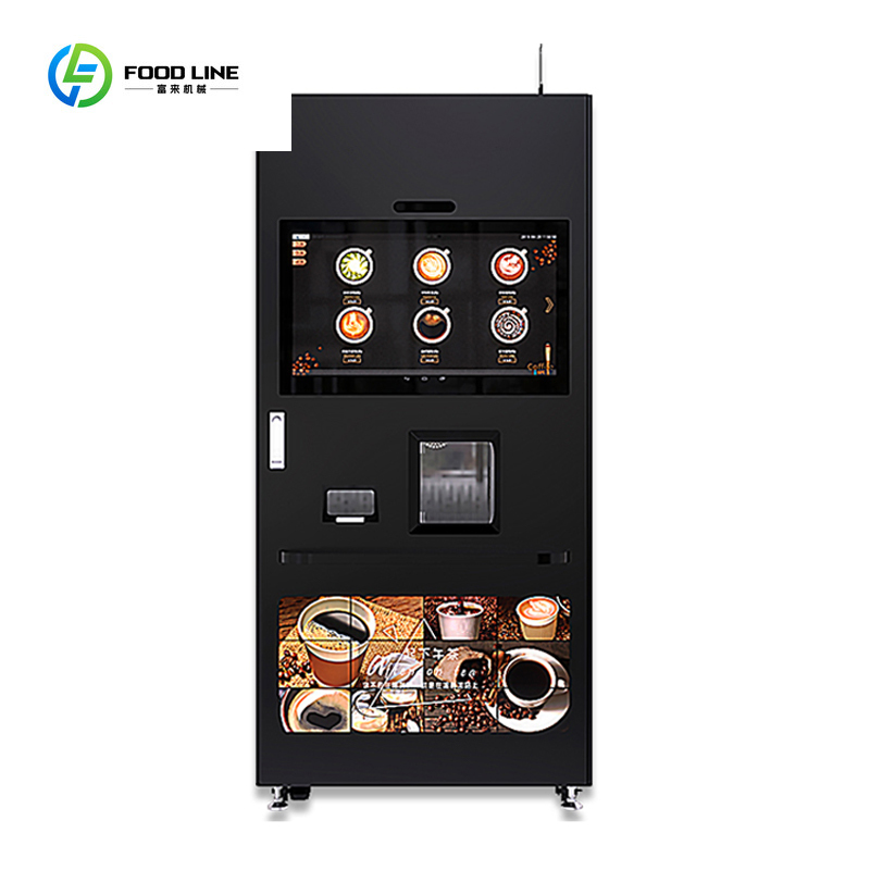 Vending Machine Qr Code - Distributeur de boissons expresso commercial intelligent