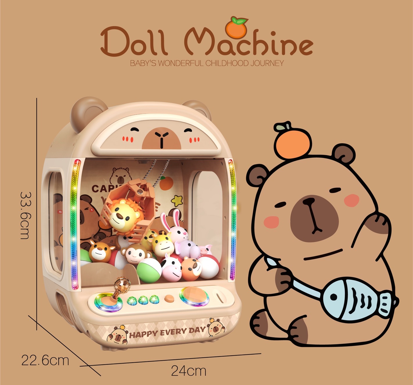 Claw Crane Machine - Bricolage poupée Machine enfants pièce à