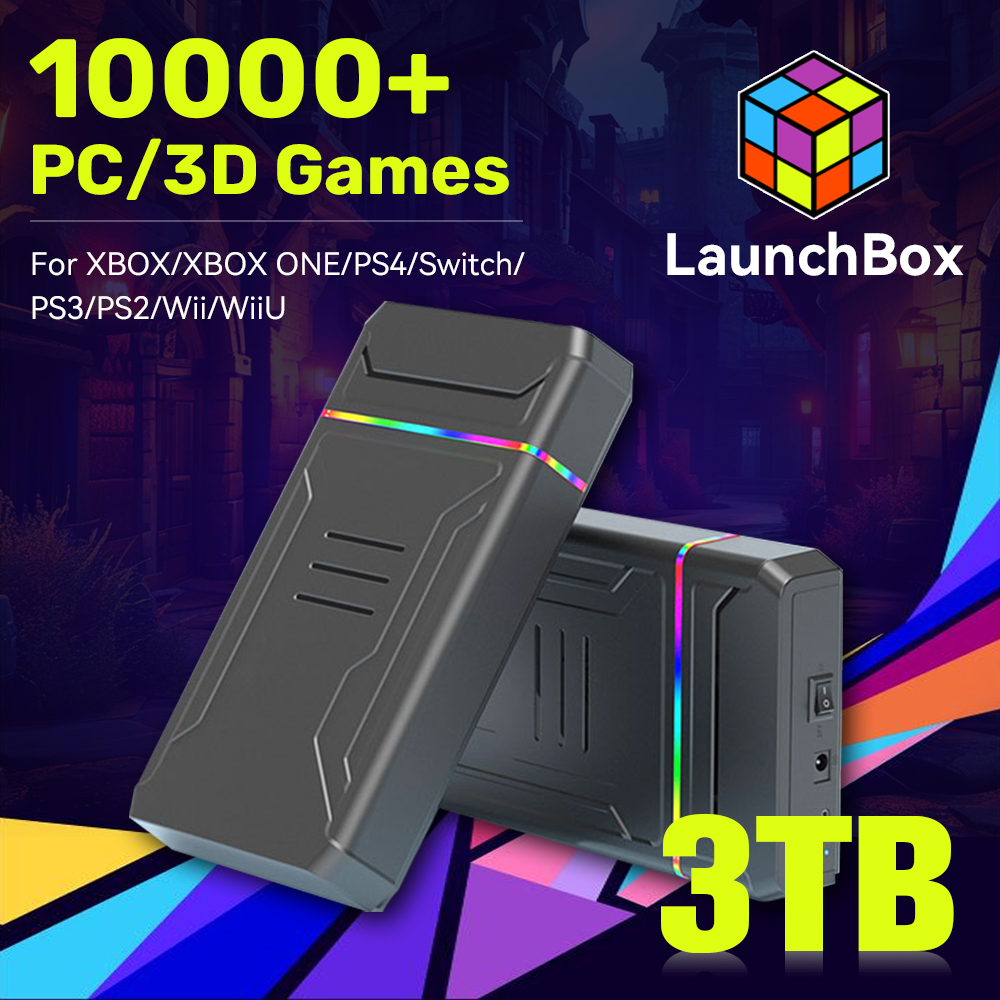 Arcade X - JMachen-Console de jeux vidéo Launchbox, 3
