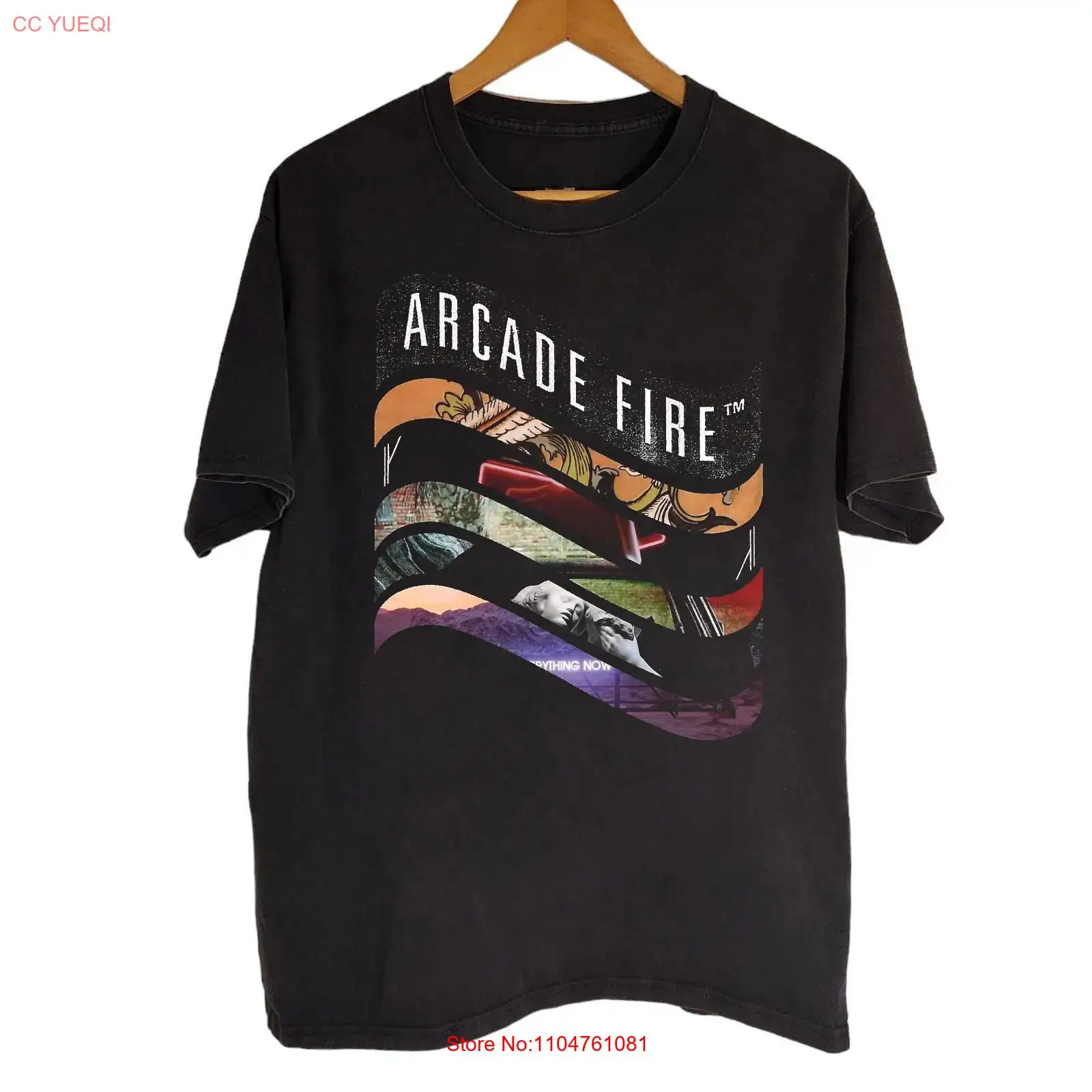 Arcade No - T-shirt Rare Arcade Fire en coton