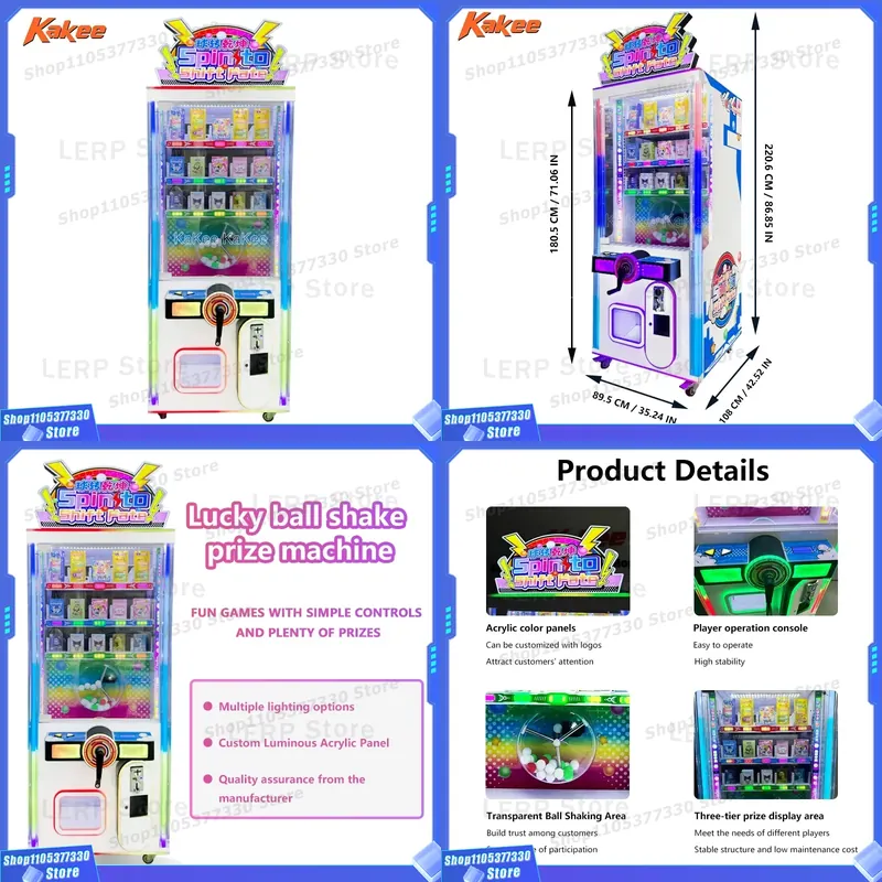 Machine de jeu à sous commerci - Arcade Style Vending Machine avis et prix