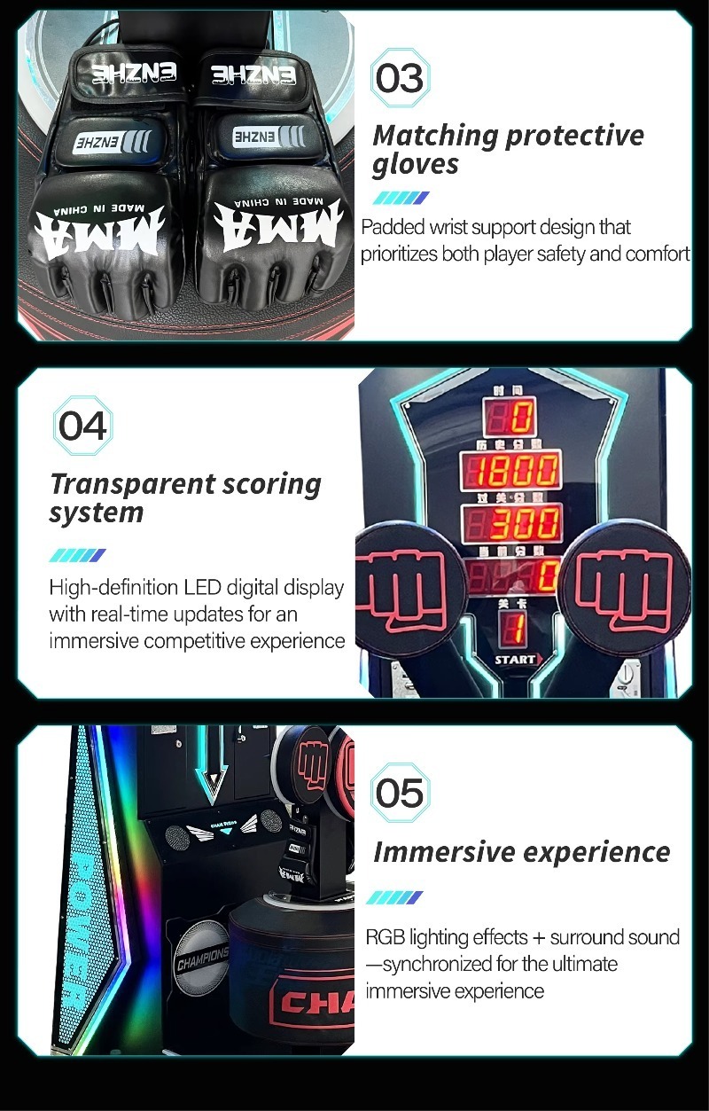 Machine de boxe commerciale Bi - Boxing Machine Arcade avis et prix