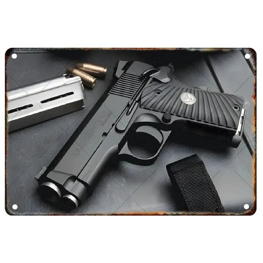 Décoration Murale en Aluminium - Gun Shooting Arcade avis et prix